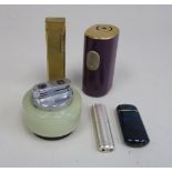 Group of 5 Lighters Including Dunhill & Ronson