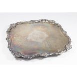 Early 18th Century Silver Footed Tray