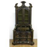 Italian Rococo Style Chinoiserie Secretary