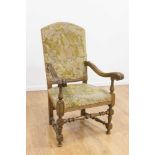 Needlepoint & Petit Point Throne Chair