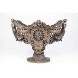 Bronze Religious Figural Compote Centerpiece