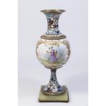 French Cloisonné & Sèvres Style Porcelain Urn