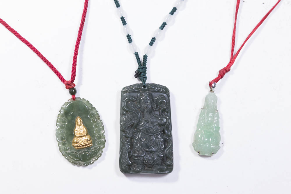 Lot of Jade Pendants