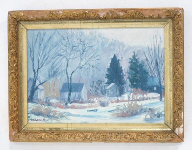 :After E.W. Redfield, Winter Landscape - Image 2 of 3