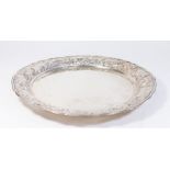 Round Egyptian Silver Tray