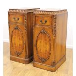 Pair Mahogany Stands