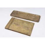 Tiffany Studios Bronze Memo Pad & Tray