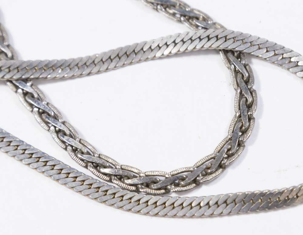 6 Silver Necklaces - Image 3 of 6