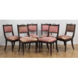 6 Bronze Mounted Mahogany Dining Chairs