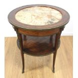 :Bronze Mounted French Marble Top Lamp Table