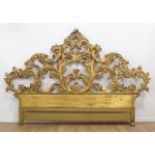 Carved Gilded Headboard