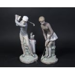 2 Lladro Golfers