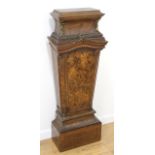 Bronze Mounted Walnut Pedestal