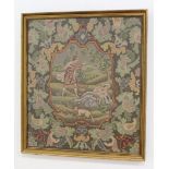 Framed Belgian Hand Woven Needlepoint