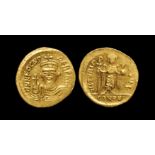 Ancient Byzantine Coins - Phocas - Gold Angel Solidus