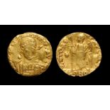 Ancient Byzantine Coins - Anastasius I - Gold Victory Solidus