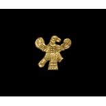 Western Asiatic Scythian Gold Zoomorphic Applique