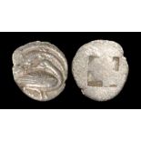 Ancient Greek Coins - Macedonia - Eion - Goose and Lizard Trihemiobol