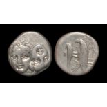 Ancient Greek Coins - Istrus - Dolphin and Eagle Drachm