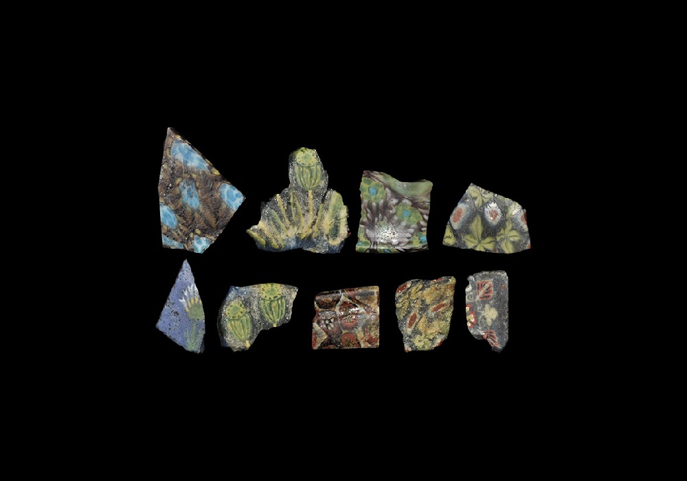 Egyptian Mosaic Fragment Group