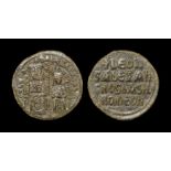 Ancient Byzantine Coins - Leo VI and Alexander - Double Portrait Follis