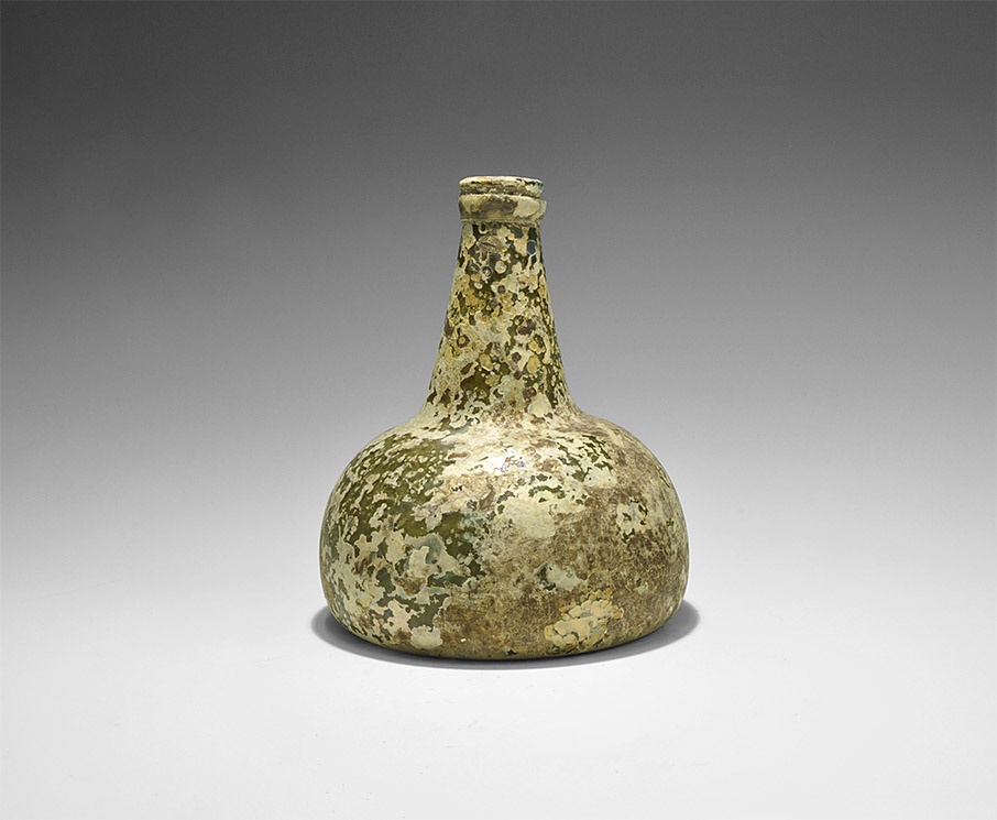 Post Medieval Wine Onion Bottle