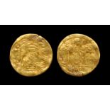 Ancient Byzantine Coins - Phocas - Gold Angel Solidus