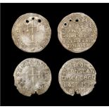 Ancient Byzantine Coins - Leo V and Basil I - Miliaresion Group (2)