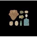 Egyptian Amulet and Scarab Group