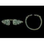 Western Asiatic Achaemenid Beast-Headed Bracelet