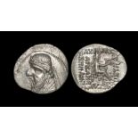 Ancient Greek Coins - Parthia - Mithradates II - Seated Archer Drachm