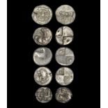 Ancient Greek Coins - Mixed Drachm, Hemidrachm and Triobol Group [5]