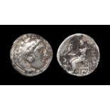 Ancient Greek Coins - Macedonia - Alexander III (the Great) - Zeus Drachm