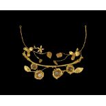 Greek Hellenistic Gold Floral Wreath