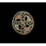 Iron Age Enamelled Openwork Roundel