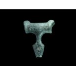 Iron Age Handle with Lions Heads