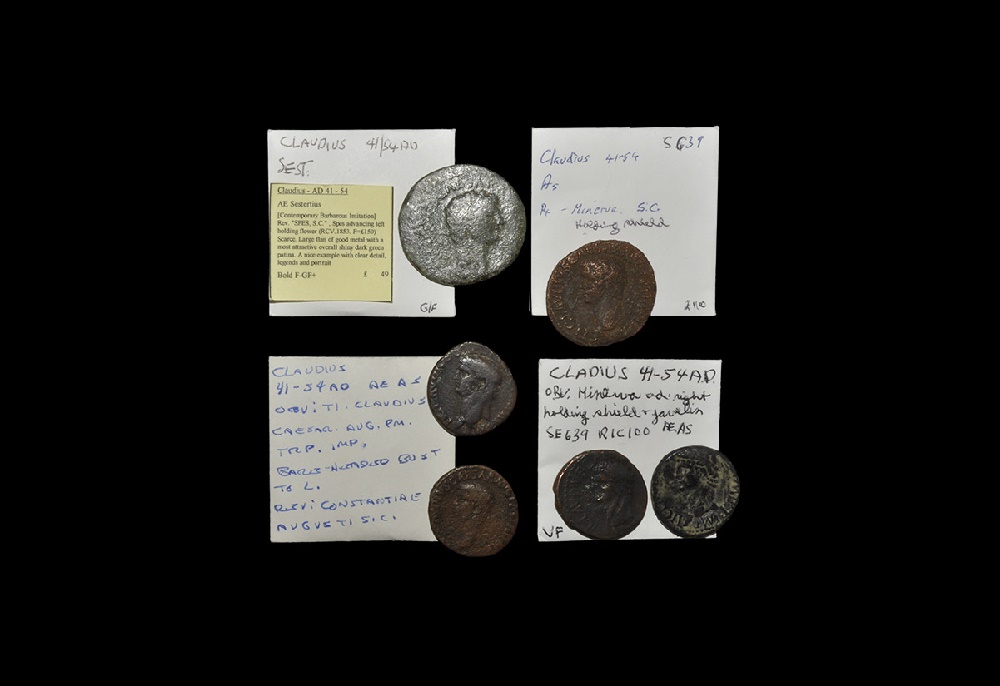 Ancient Roman Imperial Coins - Claudius - Sestertius and Ases Group [6]