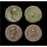 Ancient Roman Imperial Coins - Trajan - Dupondii Group [2]