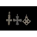 Byzantine Cross Pendant Group