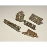 Indian Brass Openwork Body Stamp Group