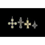 Medieval and Later Cross Pendant Group
