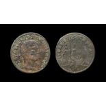 World Coins - Germany - Vespasian Copper Jeton