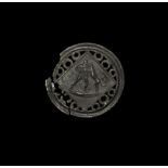 Roman Style Figural Roundel