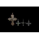 Medieval and Later Cross Pendant Group