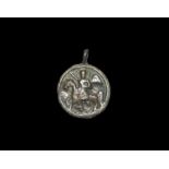 Byzantine Saint Demetrios Pendant