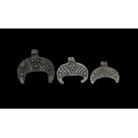 Viking Lunate Pendant Group