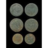 World Coins - Ireland - William and Mary and Mic Wilson - Halfpennies and Token Group [3]