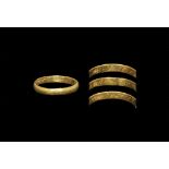 Post Medieval Gold 'I Love and Like My Choice' Posy Ring