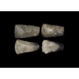 Stone Age Thin-Butted Polished Axehead Group
