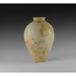 Chinese Glazed Whiteware Jar